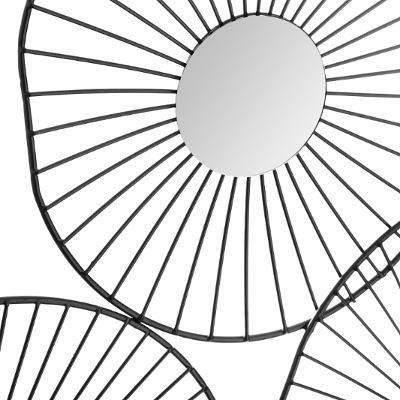 Oglinda decorativa WIRED, 65 x 50 cm, compozitie din 3 oglinzi