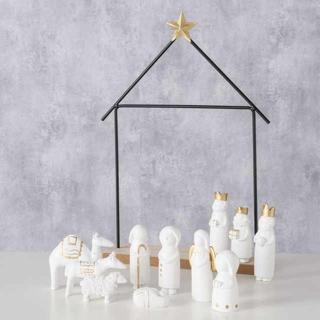 Icoană minimalistă de Crăciun NATOS, 11 figurine