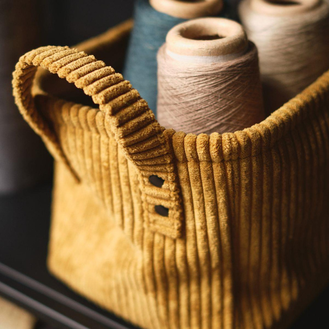 Cos depozitare cu manere, 25 x 15 cm