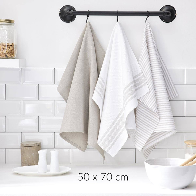 Set 3 prosoape de bucatarie Casual, 50 x 70 cm