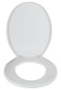 Toilet seat Aurora, white, Thermoplast