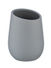 Pahar ceramic pentru periuțe de dinți BADI, gri, Wenko