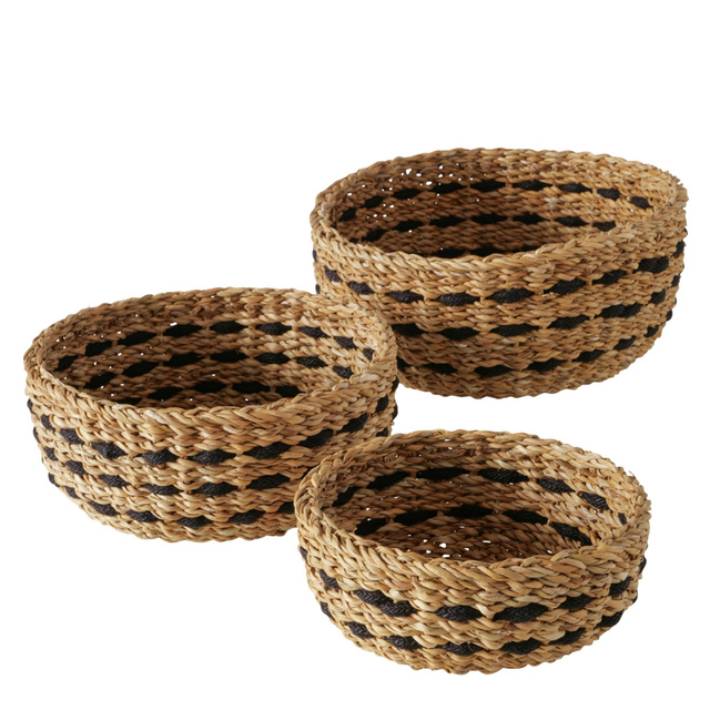 Set cosuri decorative rotunde BOKAR, 3 buc Ø 21-30 cm