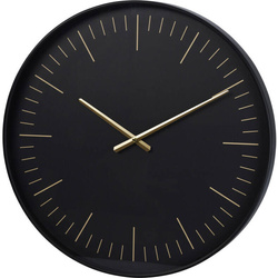 Ceas de perete modern, cu ace aurii, Ø 50,7 cm