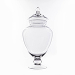 Borcan de bomboane, borcan, recipient din sticla cu capac, 30 cm