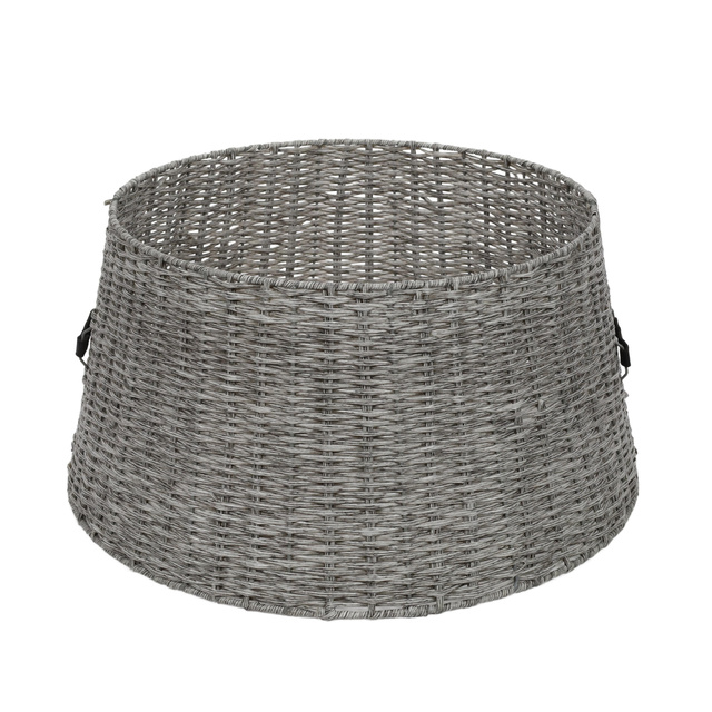 Husă pentru suportul de brad, 50 x 25 cm, imitație de ratan