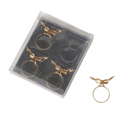 Ineluri pentru servetele cu motiv de sărbătoare BIONTO, 4 buc.