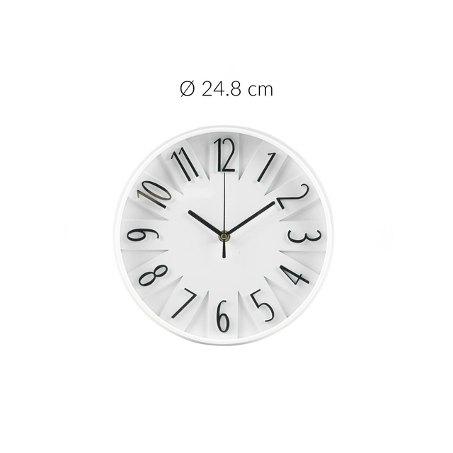 Ceas de bucatarie clasic, compact, cu cadran usor de citit, Ø 24,8 cm