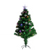 Brad artificial cu lumini si stea, 120 cm