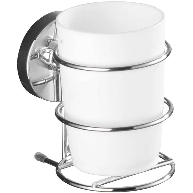 Recipient pentru periuțe de dinți MILAZZO, Vacuum-Loc - oțel cromat, WENKO