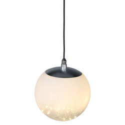 Decorațiune de iluminat, glob transparent cu LED, Ø 18 cm