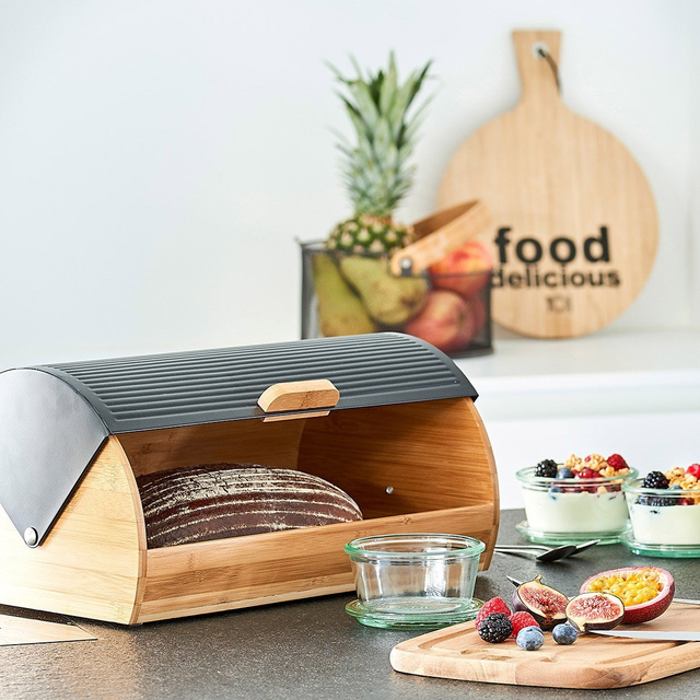 Cutie pentru pâine din bambus, 39 cm, ZELLER