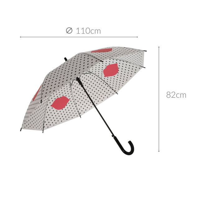 Umbrela mare, model Kiss, Ø 110 cm