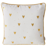 Perna decorativa cu garnitura metalica DILARA, 45 x 45 cm