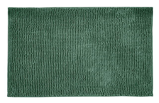 Covoras baie poliester Chenille, Verde, 50x80 cm, ALLSTAR 
