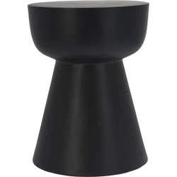 Meseu lateral minimalist din placă de magneziu, con, 33 x 43 cm