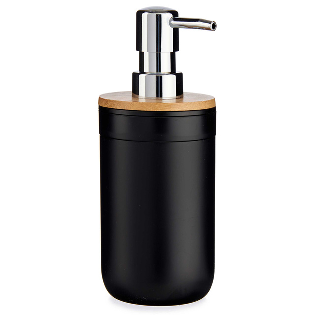 Dispenser de săpun cu capac din bambus CLEAN, 350 ml