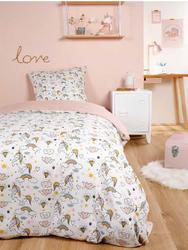 Lenjerie de pat pentru copii HAPPY, 100% bumbac, 140 x 200 cm