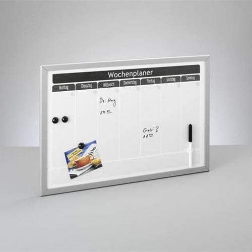 Tablă magnetică WOCHENPLANER + 3 magneți, 60x40 cm, ZELLER