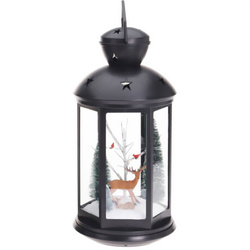 Lampion cu scenă festivă, 43 cm