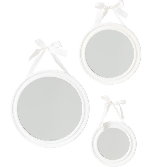 Set 3 oglinzi decorative, Atmosphera Createur d'interieur, Gri