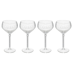 Pahar de șampanie Strie x4 320 ml