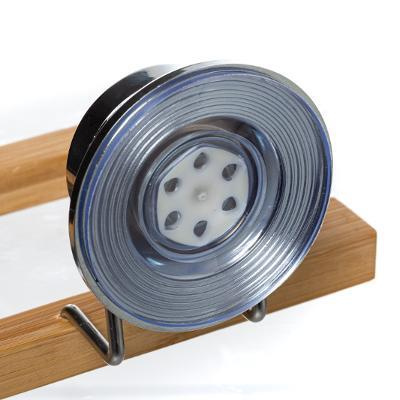 Suport hârtie igienică pe ventuză VENTERA, bambus