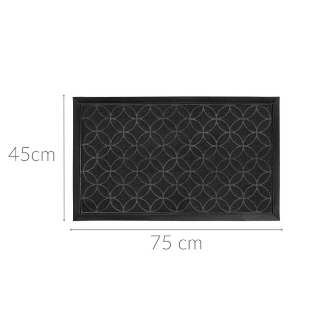 Covor cauciuc FEUILLES, 45 x 75 cm