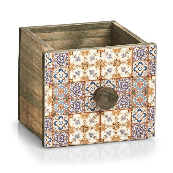 Cutie decorativa pentru flori MOSAIC, 12 x 13 x 11,5 cm, ZELLER