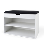 Dulap pentru pantofi cu loc de șezut LEVA, 60 x 30 x 47 cm