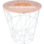 Masa copii cu functie de depozitare, Ø 30 cm