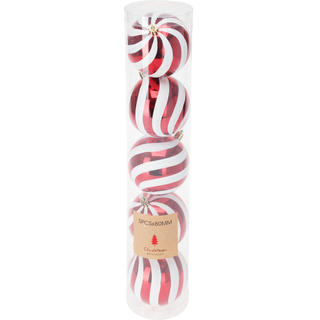 Globuri de Crăciun, indestructibile Ø 8 cm, 5 buc.