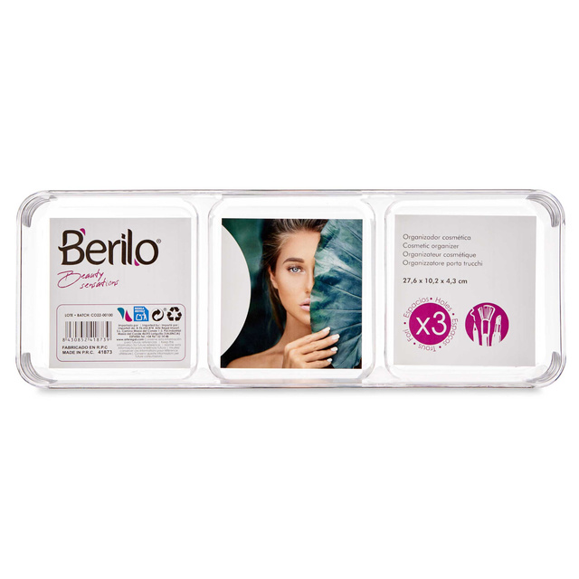 Organizator pentru pensule și cosmetice SMART, 27,6 x 10,2 x 4,3 cm