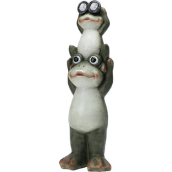 Figurină de grădină cu lampă solară, 23 x 15 x 70 cm