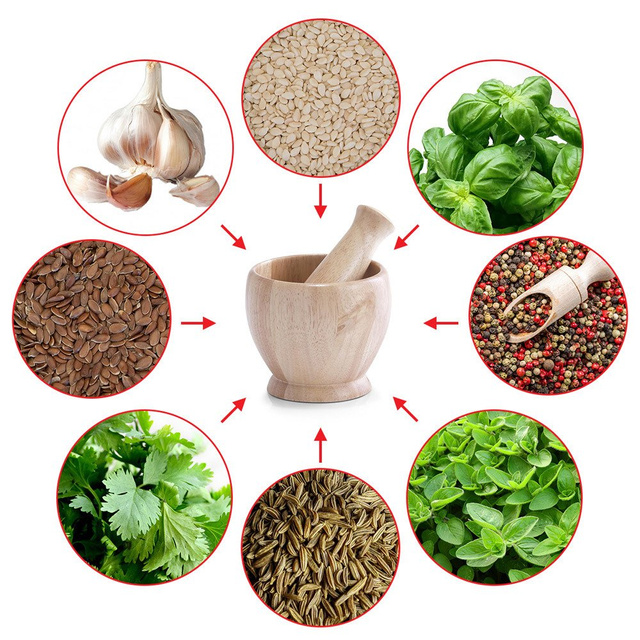 Mojar cu pistil Zeller, Lemn, Maro