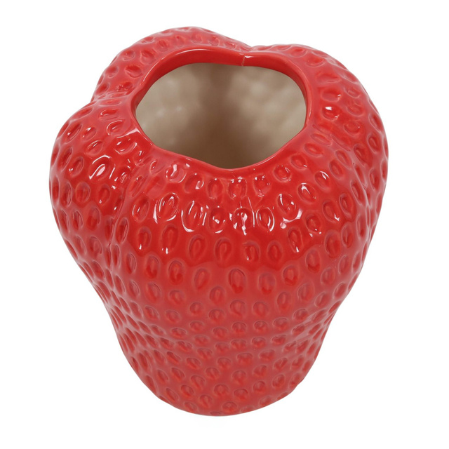 Vază ceramică „căpșună” MUZ, 16 cm