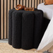 Pouf decorativ Bouclé, 38 x 40 cm, MOKA
