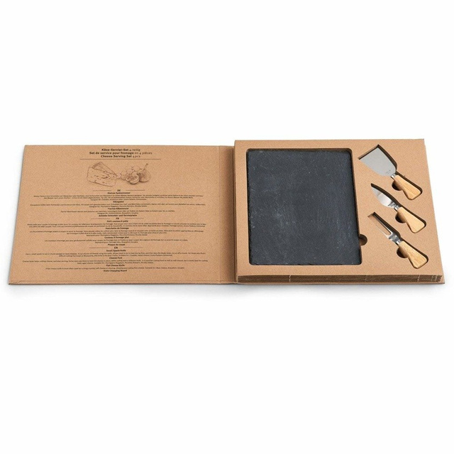 Set 4 piese pentru servirea brânzeturilor, 24x18x0,4 cm, Zeller