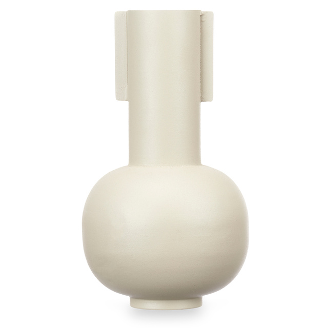 Vaza din metal, culoare pastel, 14 x 28 cm