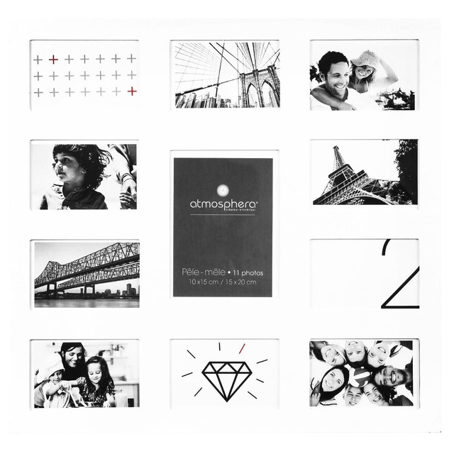 Rame foto, colaj, 11 elemente, Atmosfera