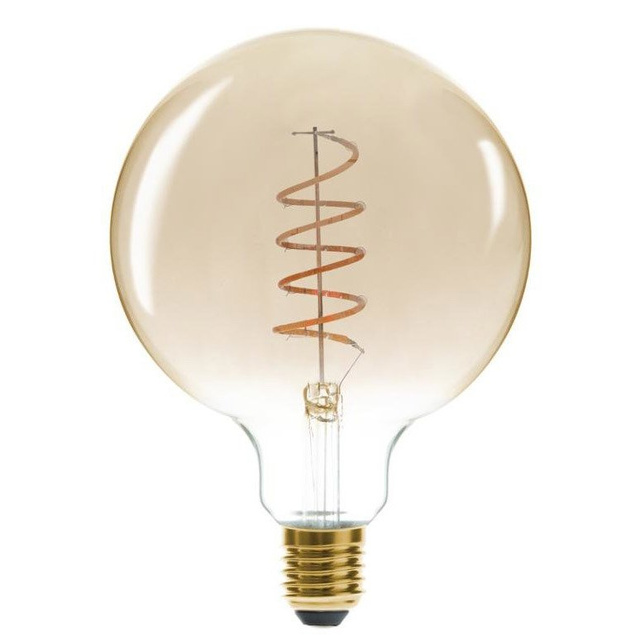 Bec decorativ LED SOFT AMBER, G125 4W