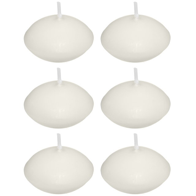 Lumanare plutitoare, Many, 6 buc, 2,5 x 6 cm