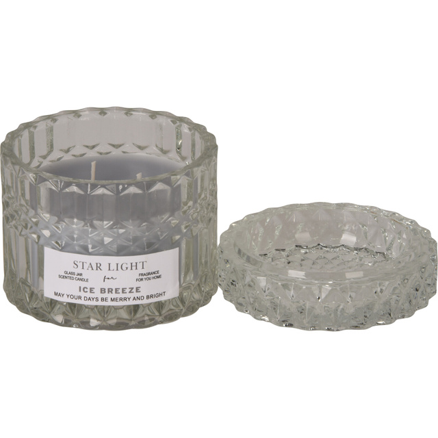 Lumanare parfumata eleganta din sticla, 9 cm