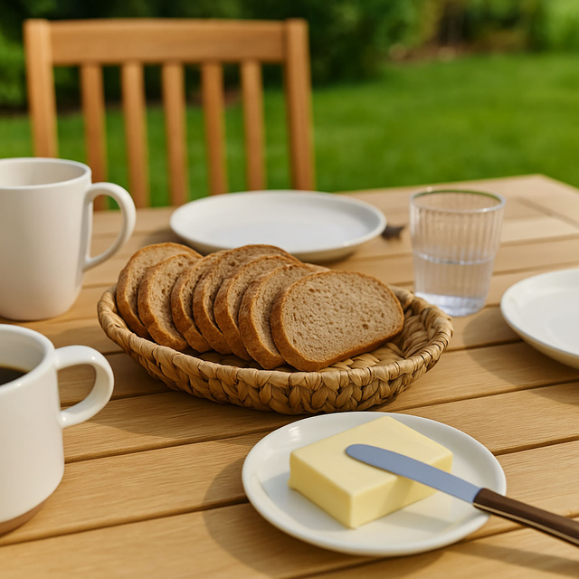 Coș oval din nuiele din hyacinth acvatic BRAID, 28 x 35 cm