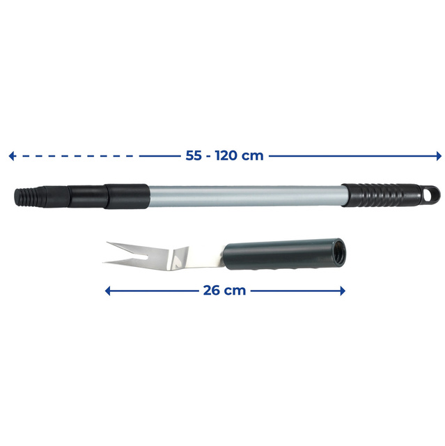 Extractor de buruieni cu maner telescopic