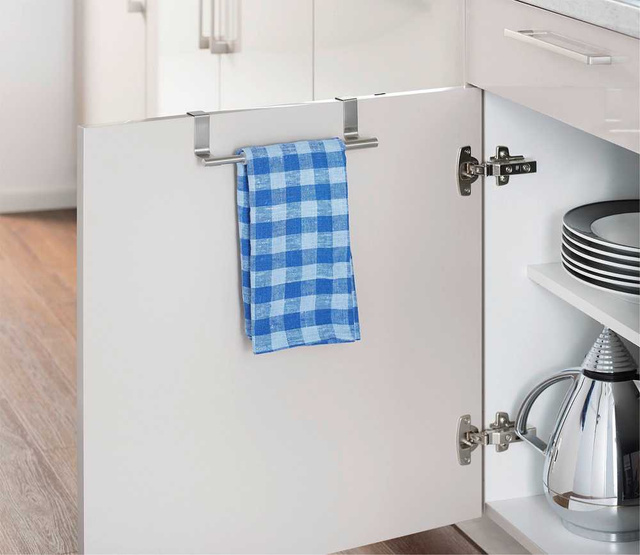 Suport telescopic pentru dulap - de bucătărie, de baie, 22-35 cm, WENKO, argintiu