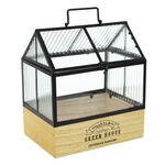 Mini seră de casă, pe bază de lemn