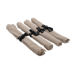 Set de suporturi pentru farfurii din bumbac, 4 bucati, 48 x 33 cm