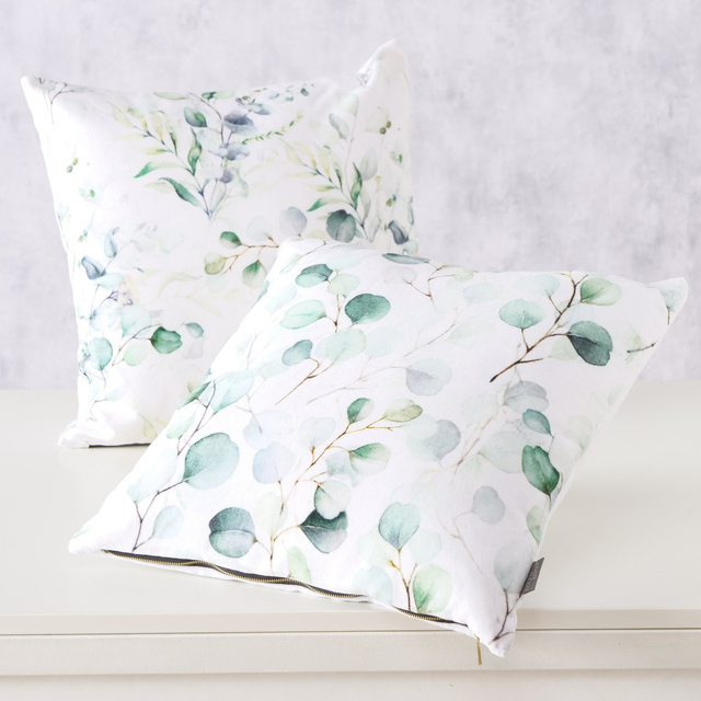 Perna din bumbac cu model de frunze, EUKANA