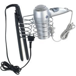 Suport CLASSIC pentru uscător de păr și placă de îndreptat părul, 2 în 1, WENKO